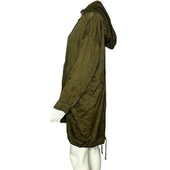 Urban‎ outfitters Silence+Noise Green Hooded Anorak Size Small - Picture 4 of 9
